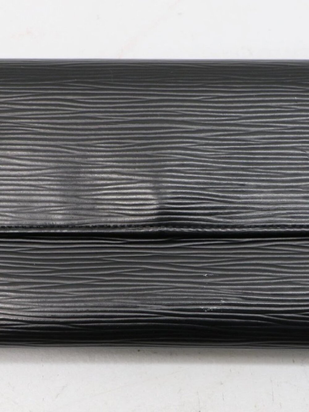 Louis Vuitton Epi Leather Etui Papier Porte Tresor Wallet - Black